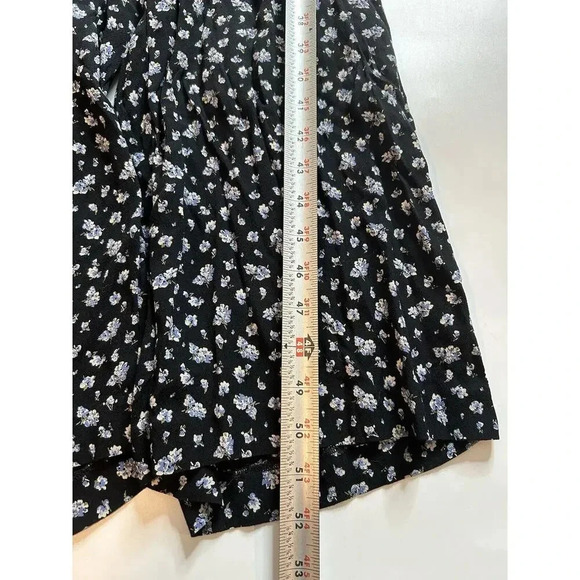 Madewell Jumpsuit Women’s Medium Ruffle Sleeve Tie Waist Baby’s Breath Ditsy - Picture 6 of 9